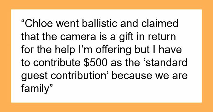 Bride Furious Sibling Refuses To Give Her $500 Wedding Gift After Agreeing To Work For Her For Free