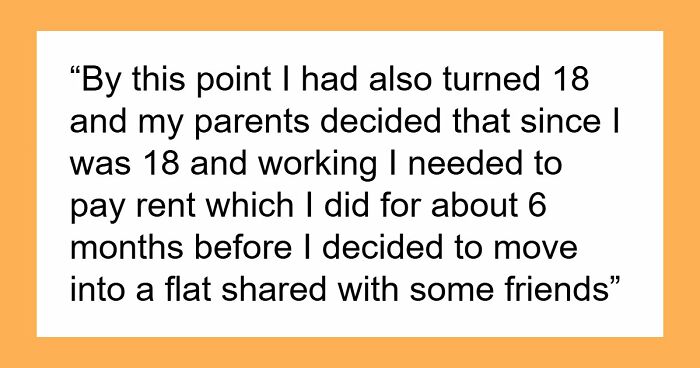 Cruel Parents Let Spoiled Daughter Ruin Son’s Life, Have The Nerve To Ask He Pay Her Rent To Them