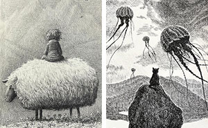 40 Sketchbook Drawings By Shahobiddin Rustamov That Turn Simple Lines Into Surreal Scenes