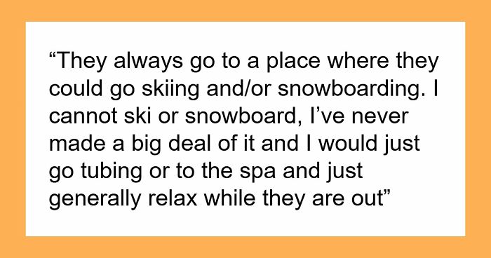 Woman Declines Annual Family Ski Vacation While Pregnant With Triplets, In-Laws Turn Against Her
