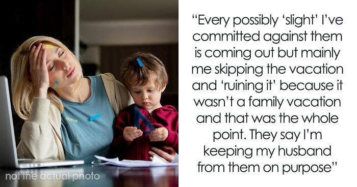 Woman Declines Annual Family Ski Vacation While Pregnant With Triplets, In-Laws Turn Against Her