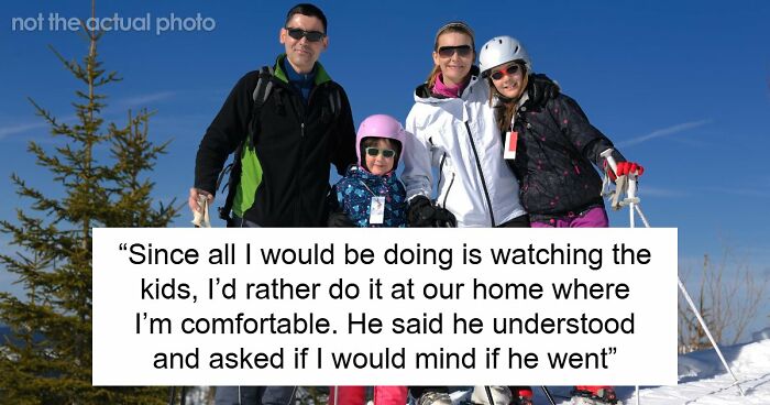 Woman Declines Annual Family Ski Vacation While Pregnant With Triplets, In-Laws Turn Against Her