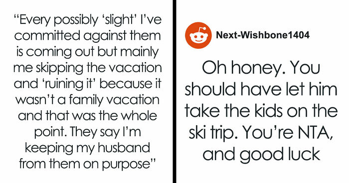 Woman Declines Annual Family Ski Vacation While Pregnant With Triplets, In-Laws Turn Against Her