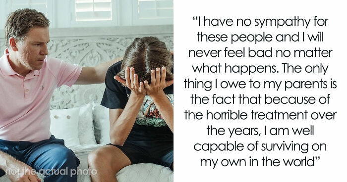 Parents Pressure Oldest Son To Step Up And “Be A Real Man,” Lose It As He Moves Out At 18YO