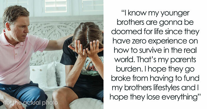 Parents Pressure Oldest Son To Step Up And “Be A Real Man,” Lose It As He Moves Out At 18YO