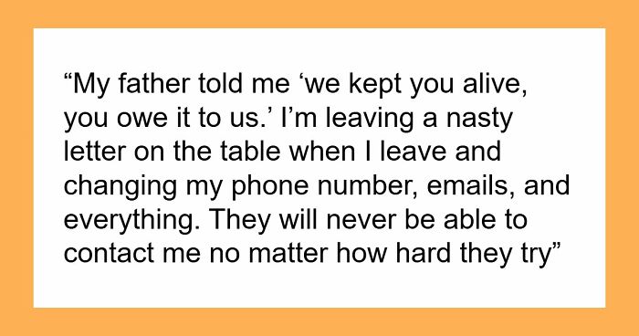 Parents Pressure Oldest Son To Step Up And “Be A Real Man,” Lose It As He Moves Out At 18YO