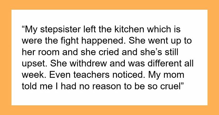 Teen Refuses To Open Her Heart To Stepdad And Stepsis, They End Up Having A Huge Fight Over It