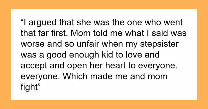 Teen Refuses To Open Her Heart To Stepdad And Stepsis, They End Up Having A Huge Fight Over It