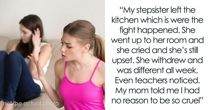 Teen Refuses To Open Her Heart To Stepdad And Stepsis, They End Up Having A Huge Fight Over It
