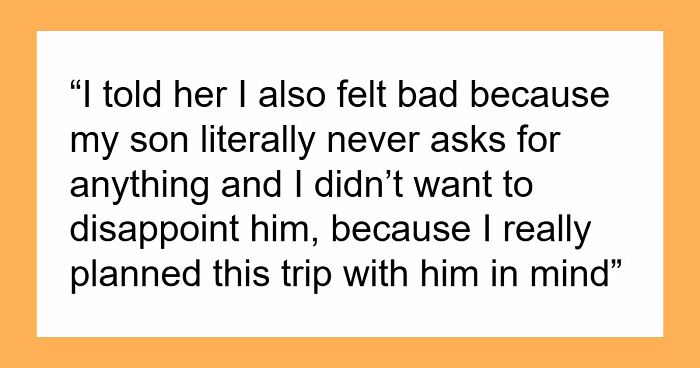 Son Wants To Feel Special By Going On First Vacation With Dad, Refuses To Go If Stepbro Is Going
