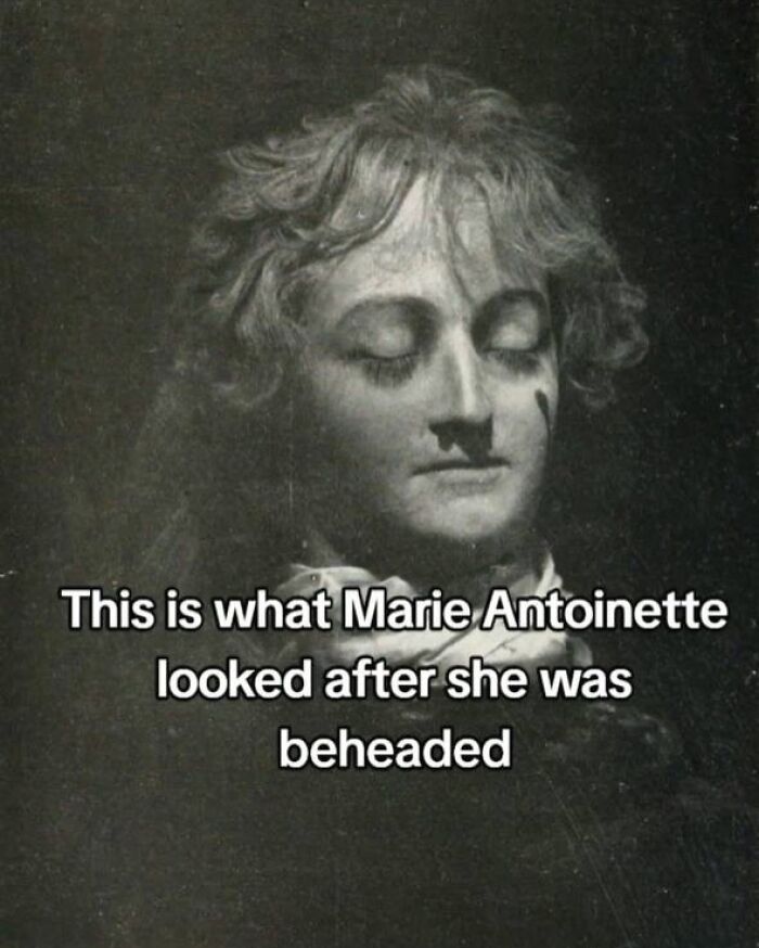Image showing Marie Antoinette after she was beheaded