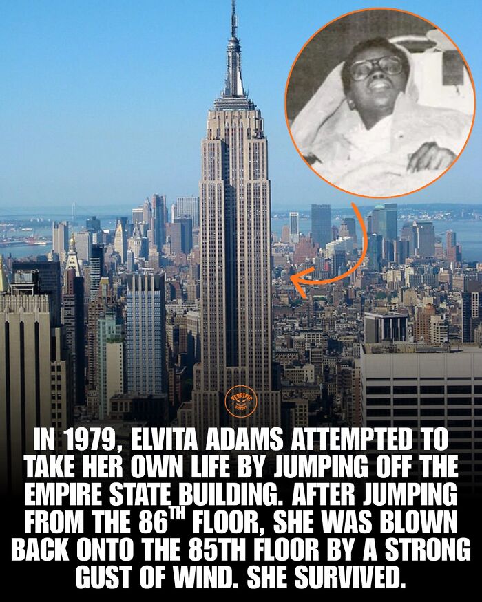 Elvita Adams survives after jumping from 86th floor of Empire State Building