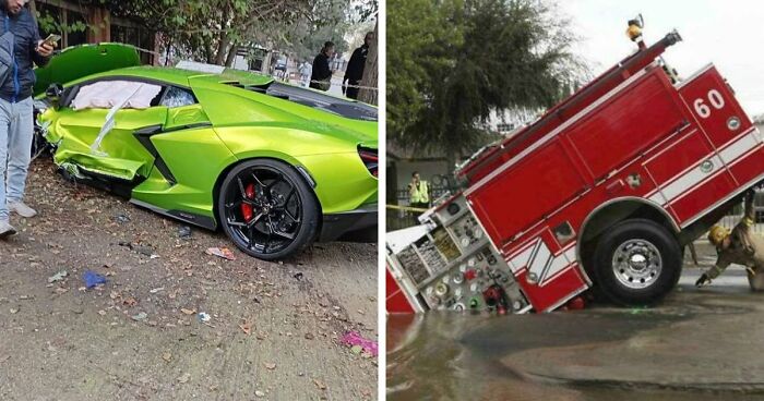 55 Accidents And Fails That Left Bystanders Muttering: “That Looked Expensive” (New Pics)