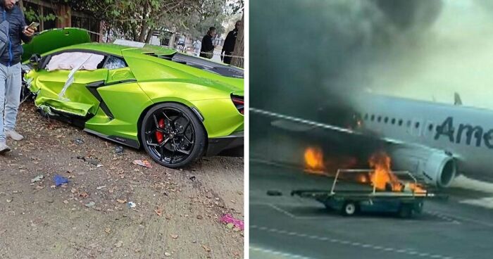 55 Accidents And Fails That Left Bystanders Muttering: “That Looked Expensive” (New Pics)