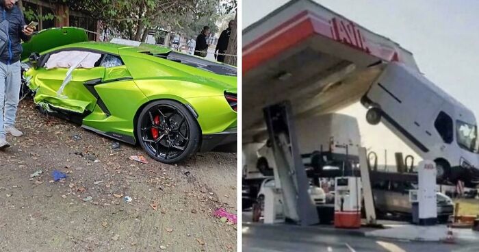 55 Accidents And Fails That Left Bystanders Muttering: “That Looked Expensive” (New Pics)