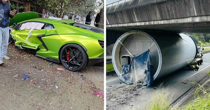 55 Accidents And Fails That Left Bystanders Muttering: “That Looked Expensive” (New Pics)