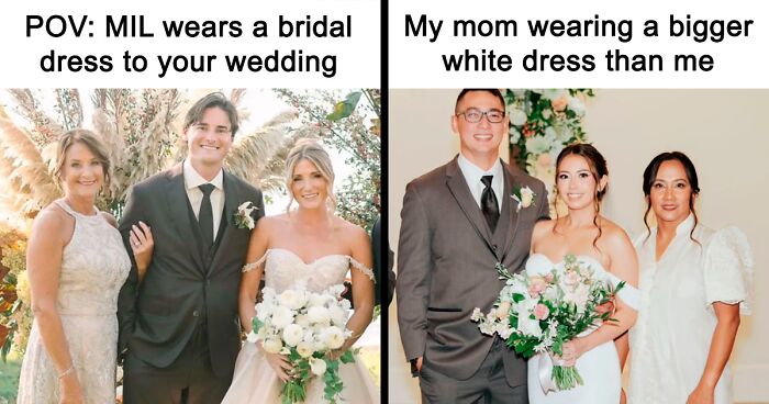 MIL Picks The Worst Possible Dress To Son’s Wedding, Gets Offended They Edit Her In The Photos