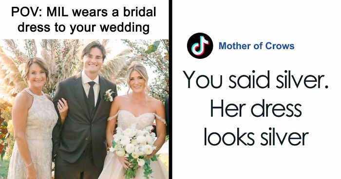 MIL Picks The Worst Possible Dress To Son’s Wedding, Gets Offended They Edit Her In The Photos