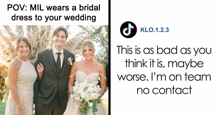 MIL Picks The Worst Possible Dress To Son’s Wedding, Gets Offended They Edit Her In The Photos