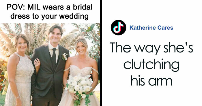 MIL Picks The Worst Possible Dress To Son’s Wedding, Gets Offended They Edit Her In The Photos