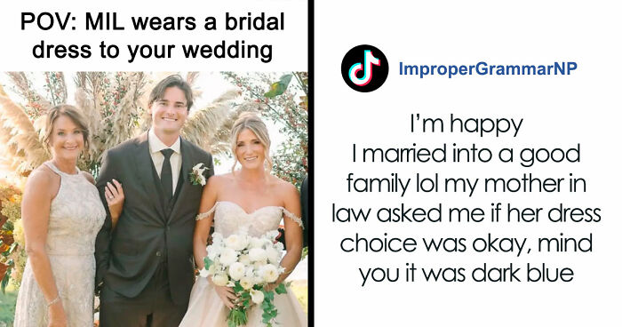 MIL Picks The Worst Possible Dress To Son’s Wedding, Gets Offended They Edit Her In The Photos