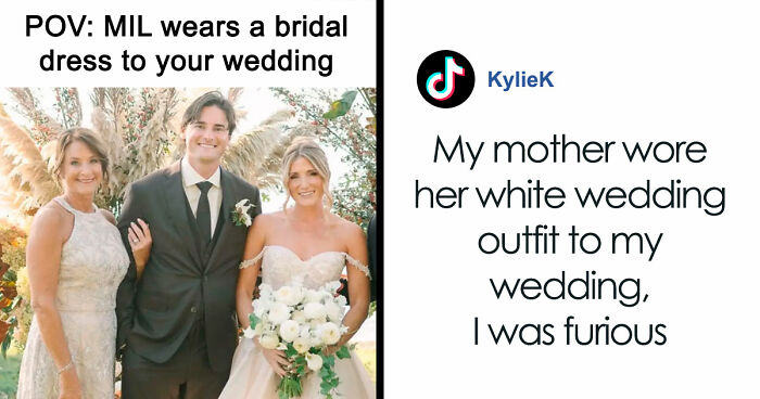 MIL Picks The Worst Possible Dress To Son’s Wedding, Gets Offended They Edit Her In The Photos