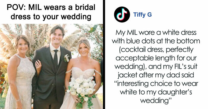 MIL Picks The Worst Possible Dress To Son’s Wedding, Gets Offended They Edit Her In The Photos