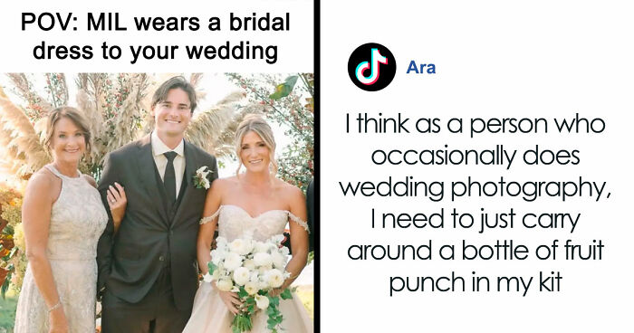 MIL Picks The Worst Possible Dress To Son’s Wedding, Gets Offended They Edit Her In The Photos