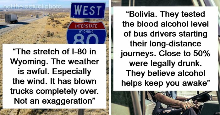 “One Mistake And It’s Over”: 61 Truckers Share Terrifying Roads That Made Them Question Their Career Choices