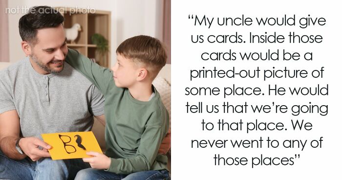 “I Remember How Disappointing It Was”: Woman Confronts Uncle For Gifting Kids “Pictures” Of Trips Instead Of Reality