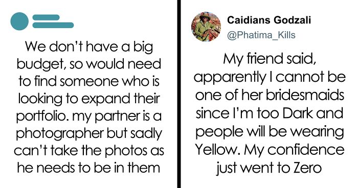 56 Lunatic Brides That Were Shamed Online For Being So Out Of Touch With Reality