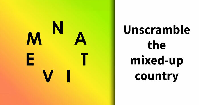“Think You Know The World?”: Try Unscrambling These Country Names And Score 18/18