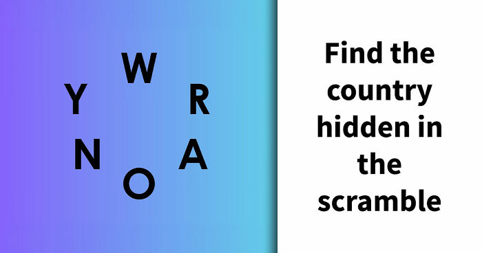 “Think You Know The World?”: Try Unscrambling These Country Names And Score 18/18