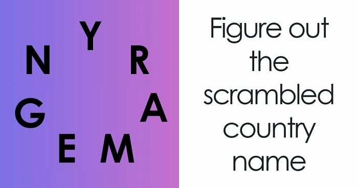 “Think You Know The World?”: Try Unscrambling These Country Names And Score 18/18