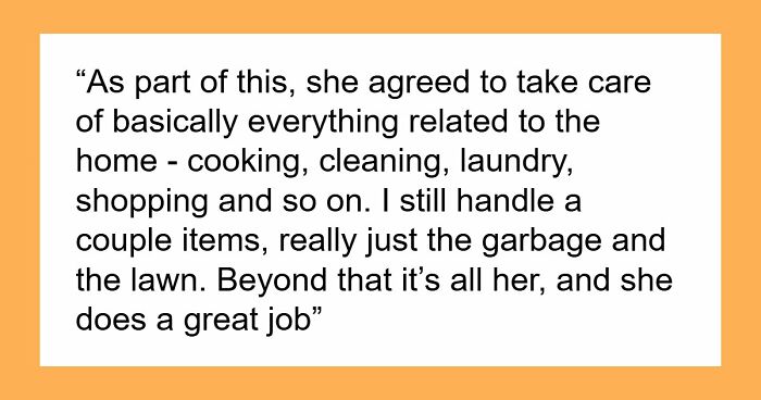 Guy Defends Household Setup To Judgmental Friends, His Breadwinner Comment Leaves His Wife In Tears