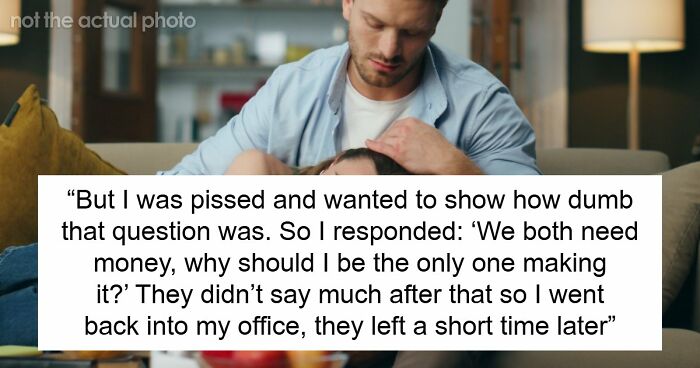 Guy Defends Household Setup To Judgmental Friends, His Breadwinner Comment Leaves His Wife In Tears