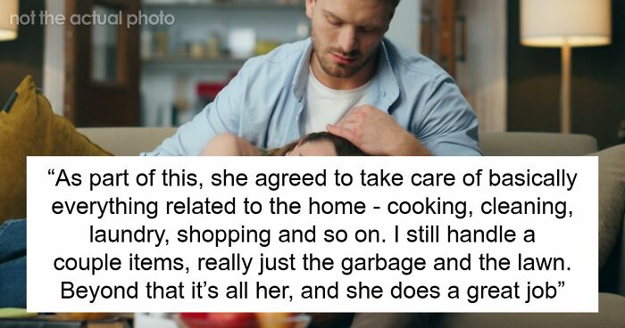 Guy Defends Household Setup To Judgmental Friends, His Breadwinner Comment Leaves His Wife In Tears