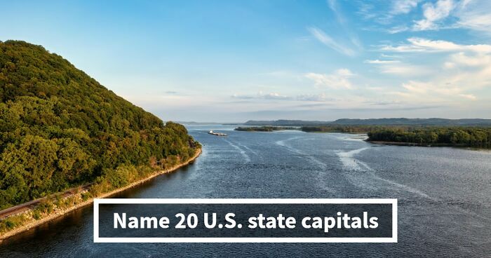 “Are You Smarter Than The Average U.S. Citizen?”: Take This State Capitals Challenge