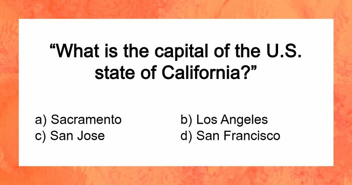 “Are You Smarter Than The Average U.S. Citizen?”: Take This State Capitals Challenge