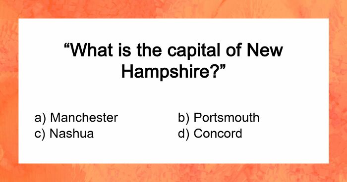 “Are You Smarter Than The Average U.S. Citizen?”: Take This State Capitals Challenge