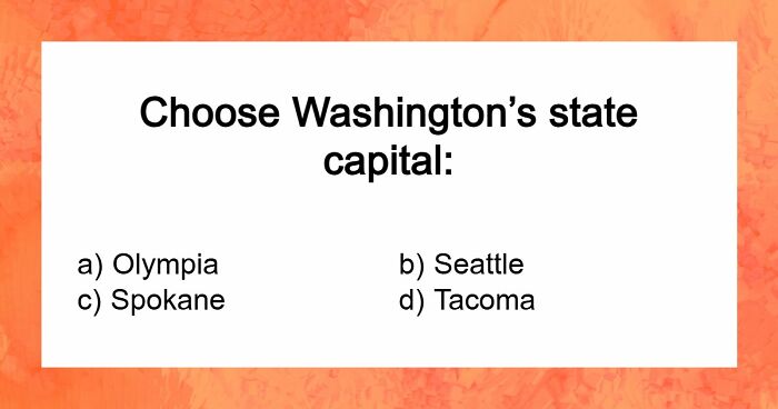 “Are You Smarter Than The Average U.S. Citizen?”: Take This State Capitals Challenge