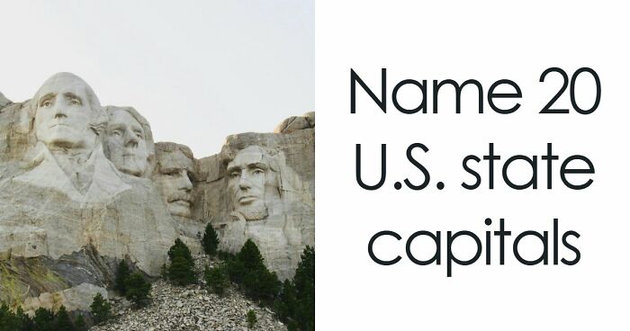 “Are You Smarter Than The Average U.S. Citizen?”: Take This State Capitals Challenge