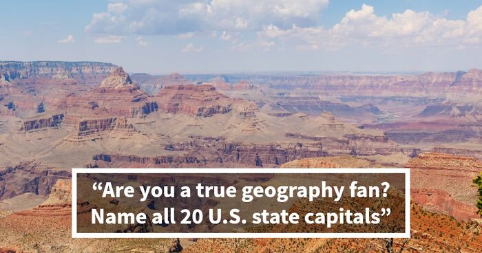 “Are You Smarter Than The Average U.S. Citizen?”: Take This State Capitals Challenge
