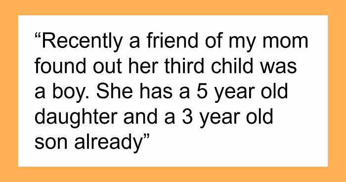 Lonely 16YO Wants A Brother As He Has 5 Sisters, Parents Who Enforced Gender Roles Shame Him For It