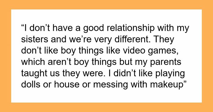 Lonely 16YO Wants A Brother As He Has 5 Sisters, Parents Who Enforced Gender Roles Shame Him For It