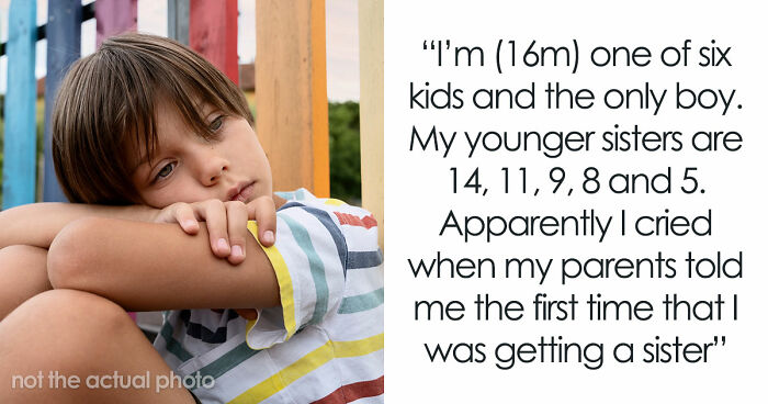 Lonely 16YO Wants A Brother As He Has 5 Sisters, Parents Who Enforced Gender Roles Shame Him For It
