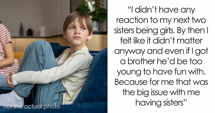 Lonely 16YO Wants A Brother As He Has 5 Sisters, Parents Who Enforced Gender Roles Shame Him For It