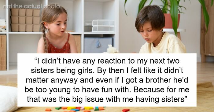 Lonely 16YO Wants A Brother As He Has 5 Sisters, Parents Who Enforced Gender Roles Shame Him For It