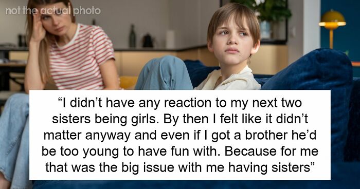 Lonely 16YO Wants A Brother As He Has 5 Sisters, Parents Who Enforced Gender Roles Shame Him For It