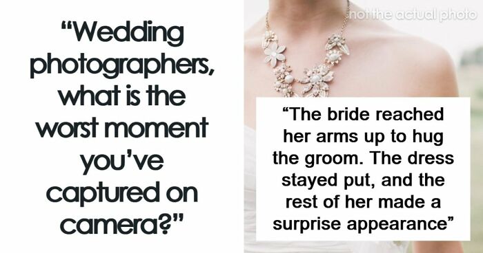 “Perfect Mid-Sneeze Shot”: 33 Of The Worst Moments Photographers Saw And Captured At Weddings